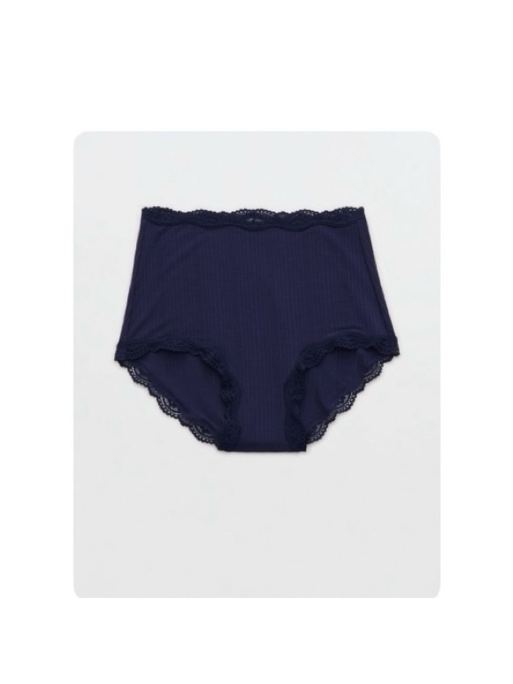 NWT Aerie Superchill Modal Lace High Waist Boybrief Panty